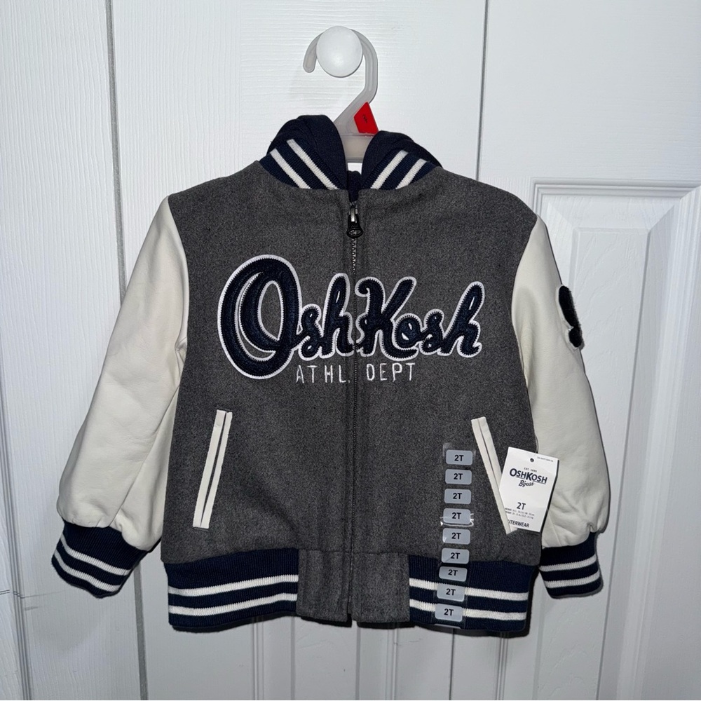 🏈⚾️ OshKosh Letterman Varsity Jacket